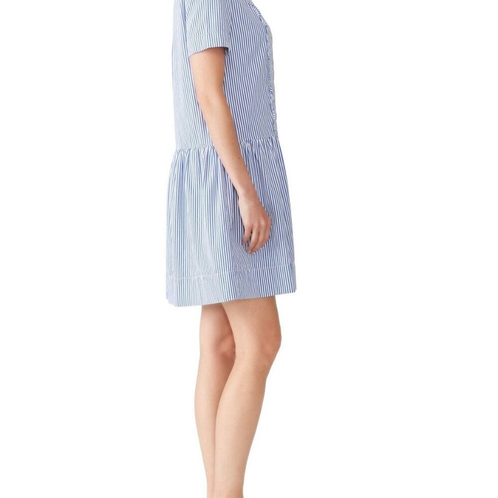 Broome Street Kate Spade Women's Shirtdress Small Size striped NWOT - Picture 3 of 11